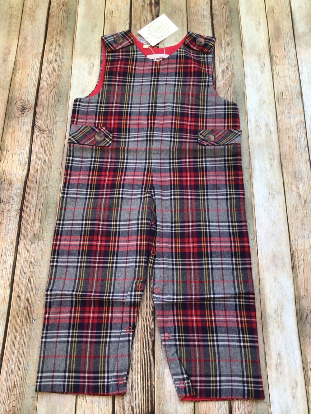 NWT Beaufort Bonnet TBBC Park Lane Plaid Lawson Longall